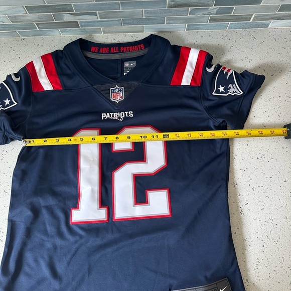 Women's small New England Patriots Tom Brady Nike Navy Retired Game Jersey - Picture 7 of 15